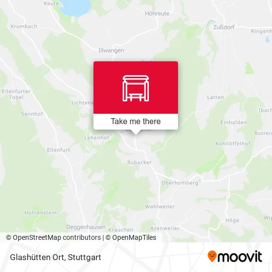 Карта Glashütten Ort