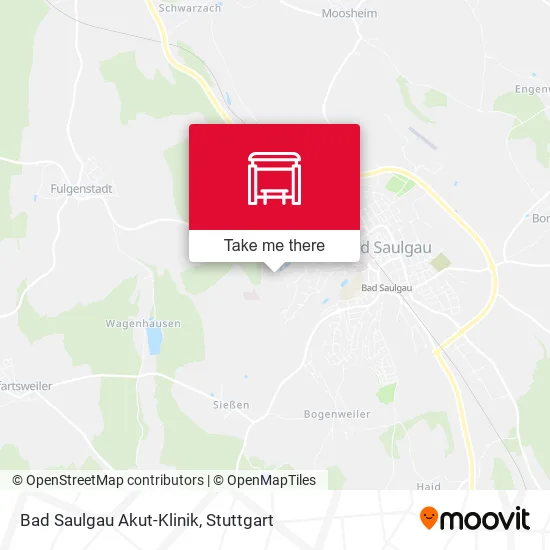 Карта Bad Saulgau Akut-Klinik