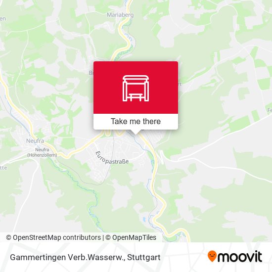 Карта Gammertingen Verb.Wasserw.