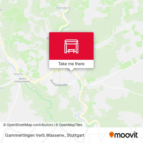 Карта Gammertingen Verb.Wasserw.
