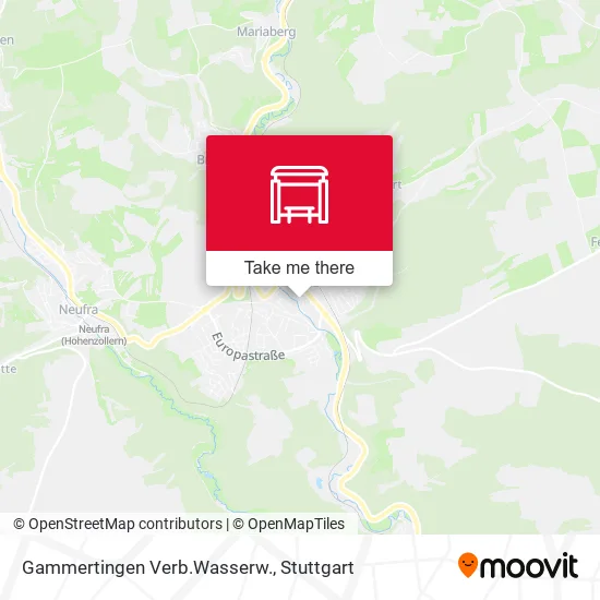 Карта Gammertingen Verb.Wasserw.