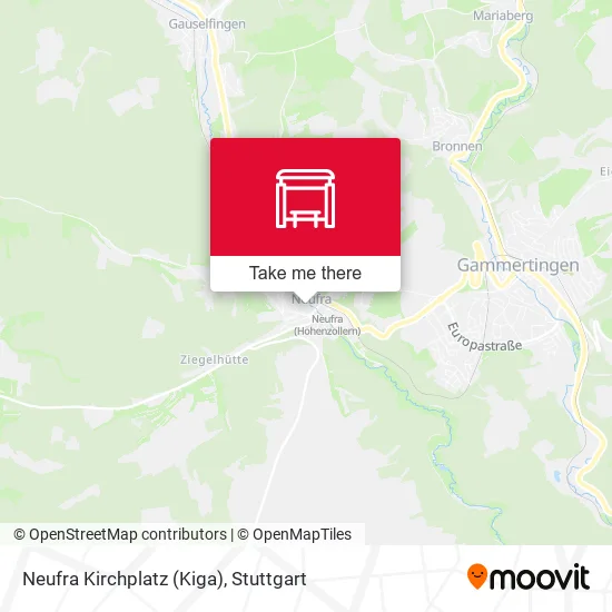 Карта Neufra Kirchplatz (Kiga)