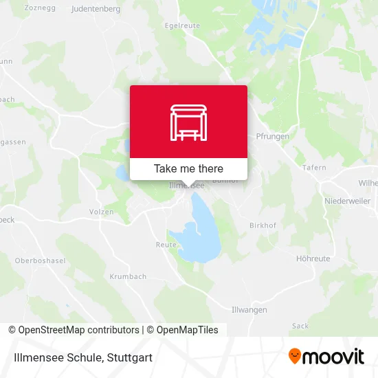 Illmensee Schule map