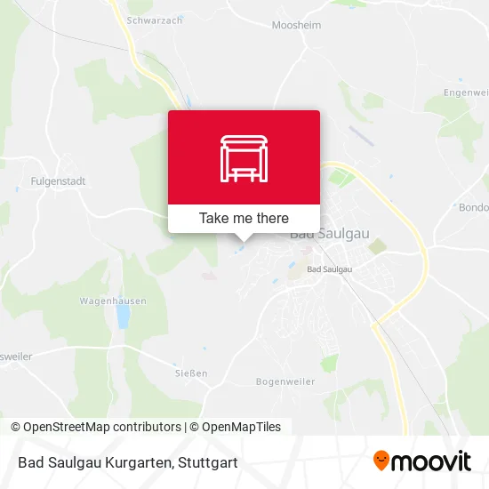 Карта Bad Saulgau Kurgarten
