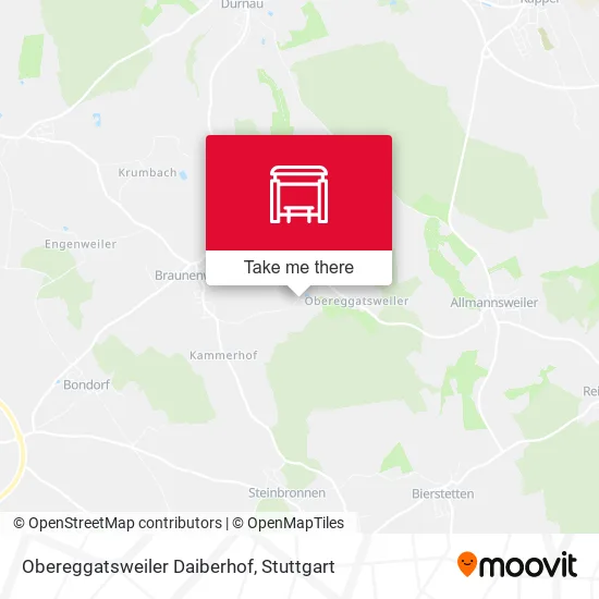 Карта Obereggatsweiler Daiberhof