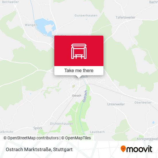 Ostrach Marktstraße map