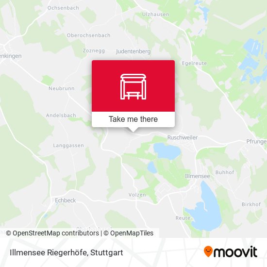 Карта Illmensee Riegerhöfe