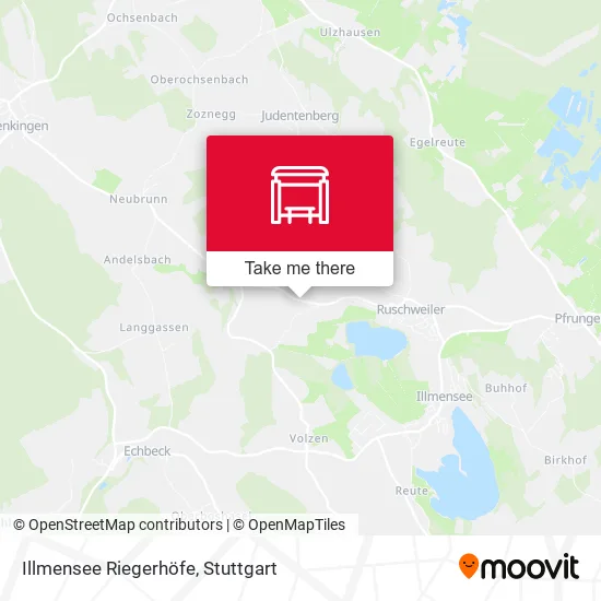 Карта Illmensee Riegerhöfe