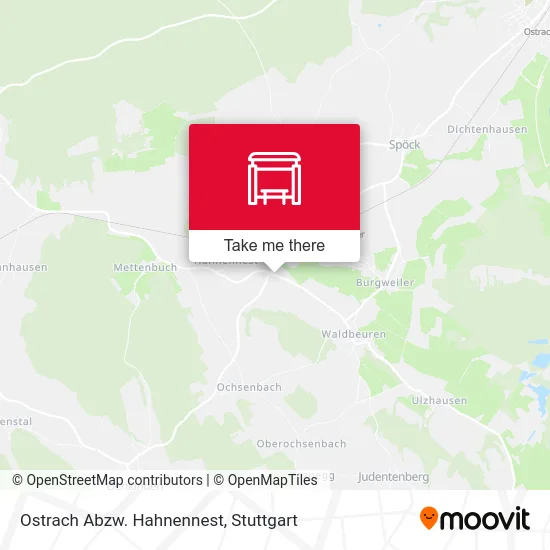 Карта Ostrach Abzw. Hahnennest