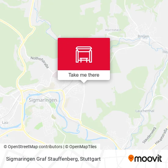 Карта Sigmaringen Graf Stauffenberg