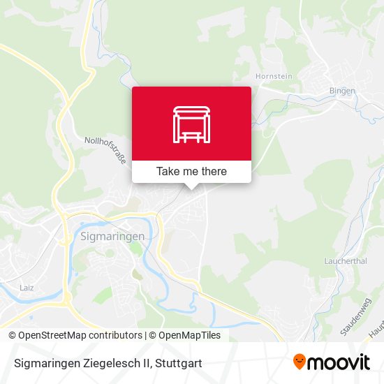 Карта Sigmaringen Ziegelesch II