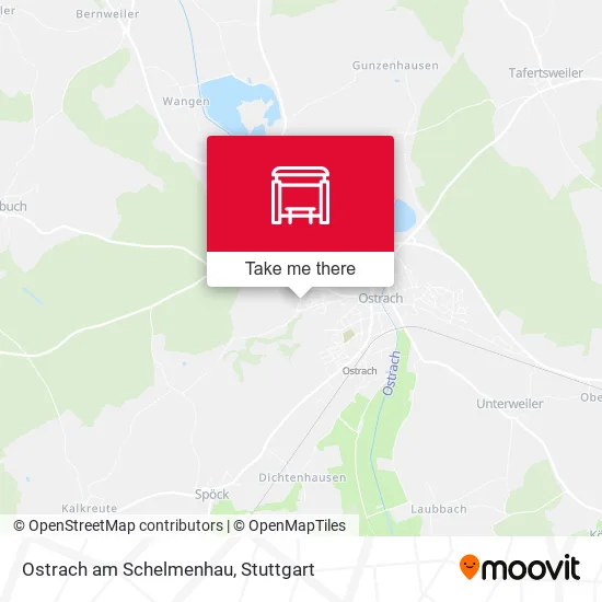 Карта Ostrach am Schelmenhau