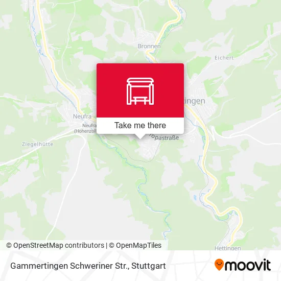 Карта Gammertingen Schweriner Str.