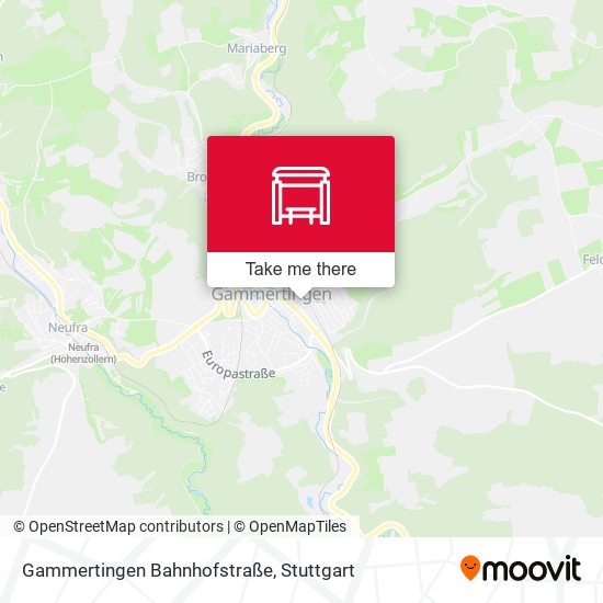 Gammertingen Bahnhofstraße map