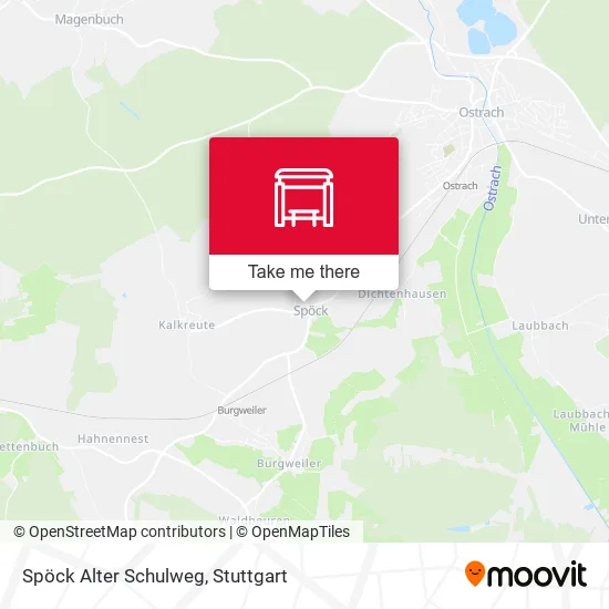 Карта Spöck Alter Schulweg
