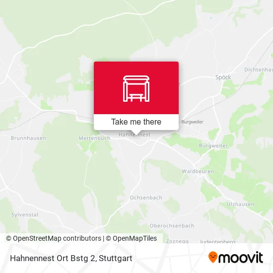 Карта Hahnennest Ort Bstg 2