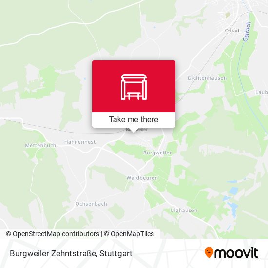 Burgweiler Zehntstraße map