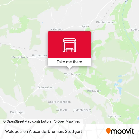 Карта Waldbeuren Alexanderbrunnen