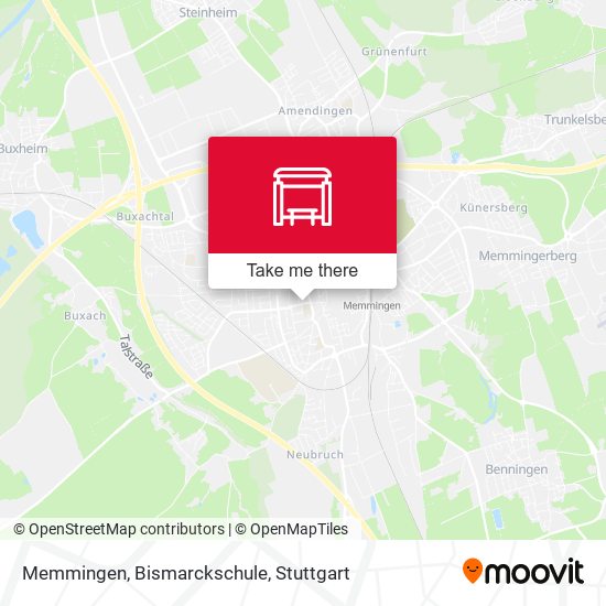 Карта Memmingen, Bismarckschule