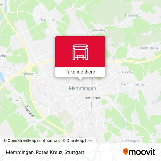Memmingen, Rotes Kreuz map