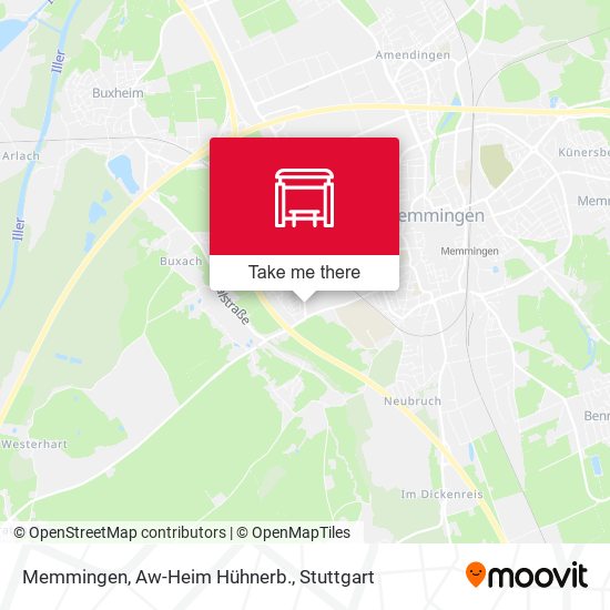 Карта Memmingen, Aw-Heim Hühnerb.