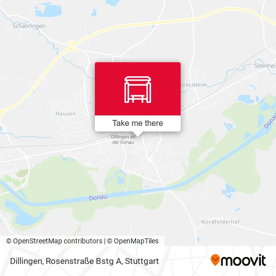 Карта Dillingen, Rosenstraße Bstg A