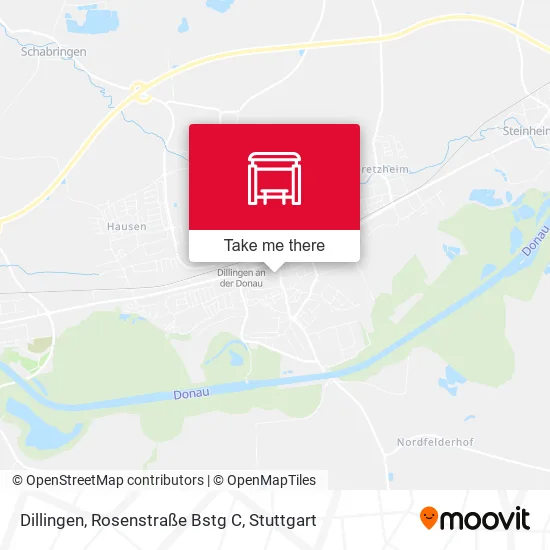 Карта Dillingen, Rosenstraße Bstg C