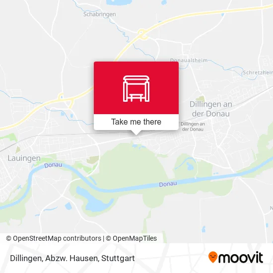 Карта Dillingen, Abzw. Hausen