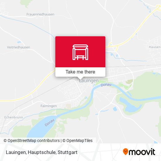 Lauingen, Hauptschule map