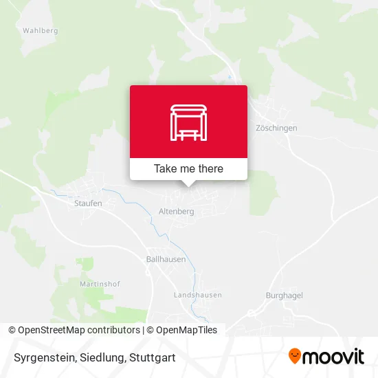 Карта Syrgenstein, Siedlung