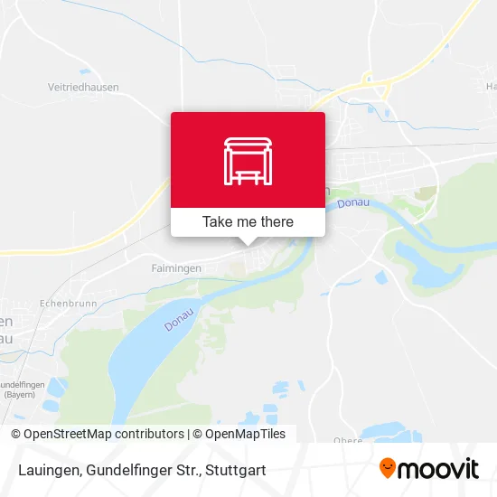 Карта Lauingen, Gundelfinger Str.