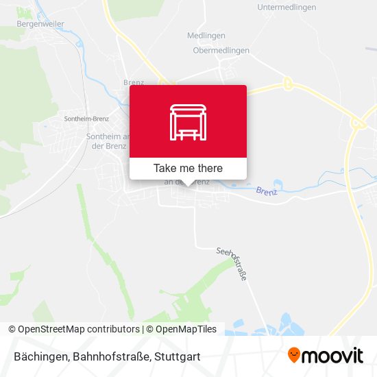 Bächingen, Bahnhofstraße map