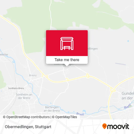 Карта Obermedlingen