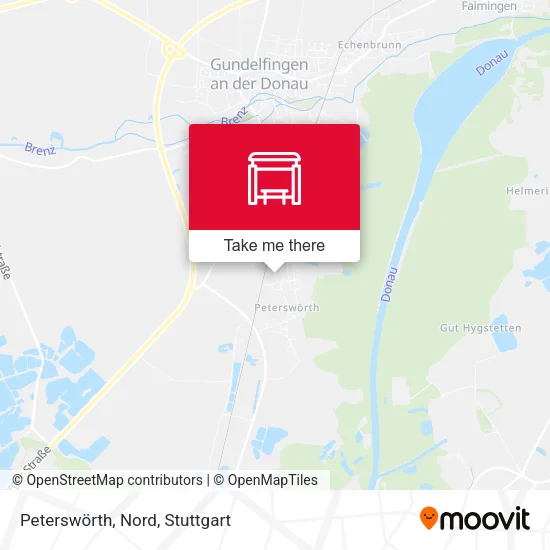Карта Peterswörth, Nord