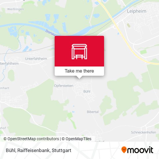 Bühl, Raiffeisenbank map