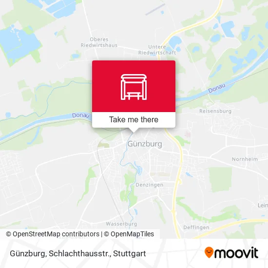 Карта Günzburg, Schlachthausstr.