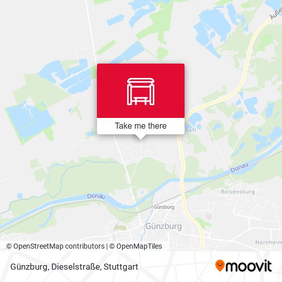 Günzburg, Dieselstraße map