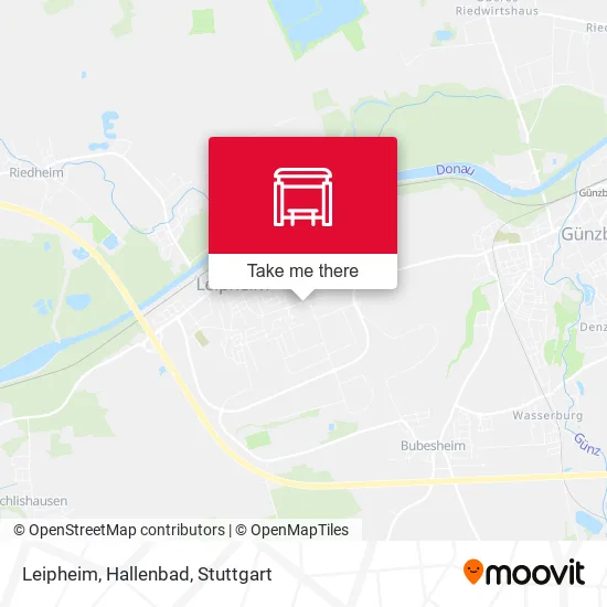 Leipheim, Hallenbad map