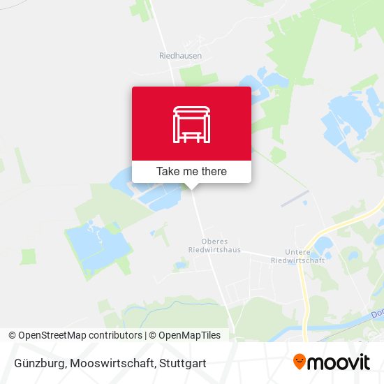 Günzburg, Mooswirtschaft map