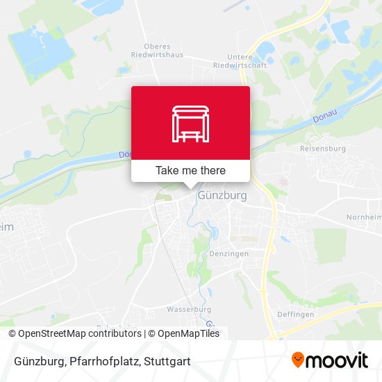 Günzburg, Pfarrhofplatz map
