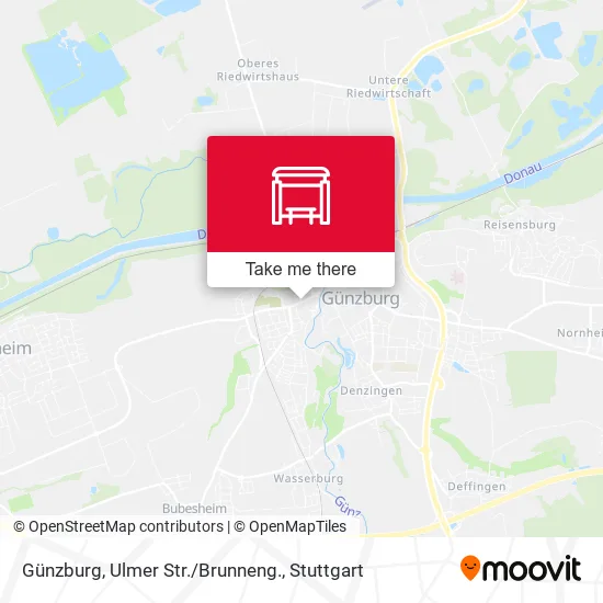 Карта Günzburg, Ulmer Str./Brunneng.