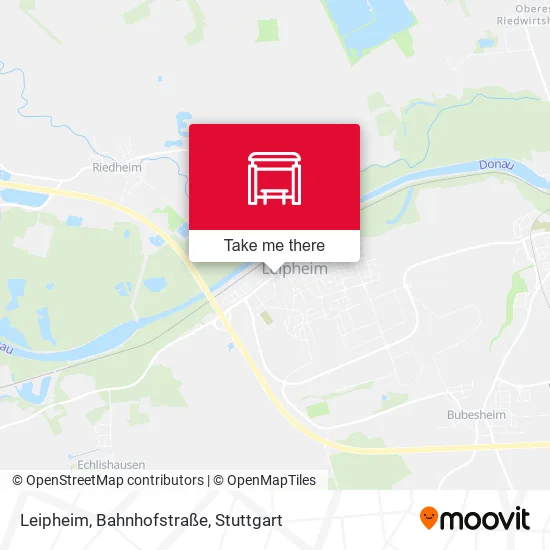 Карта Leipheim, Bahnhofstraße
