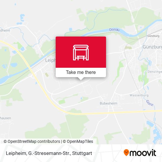 Leipheim, G.-Stresemann-Str. map