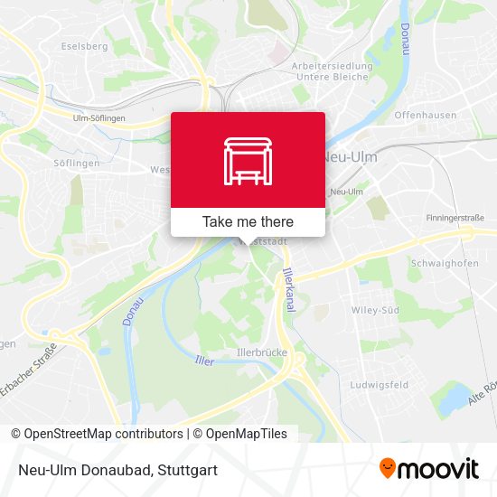 Карта Neu-Ulm Donaubad