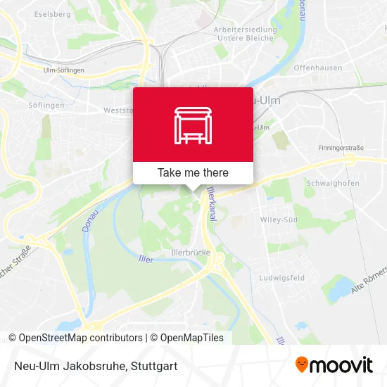 Карта Neu-Ulm Jakobsruhe