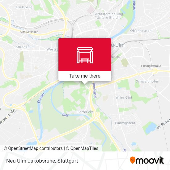 Карта Neu-Ulm Jakobsruhe