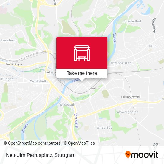 Карта Neu-Ulm Petrusplatz