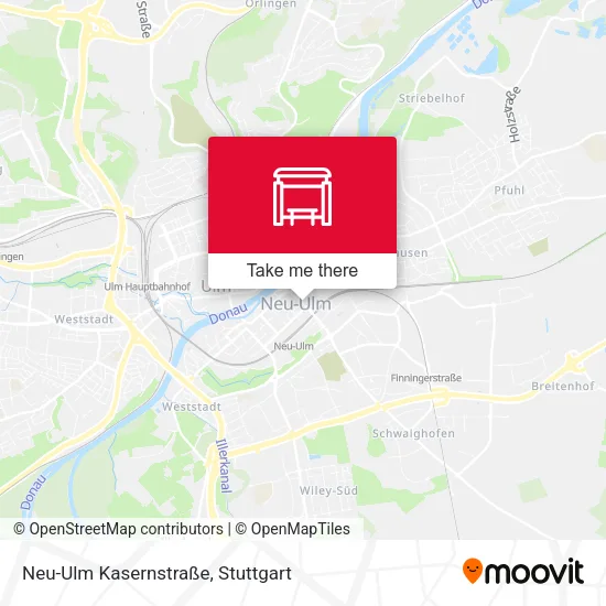 Карта Neu-Ulm Kasernstraße