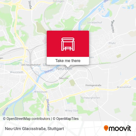 Neu-Ulm Glacisstraße map
