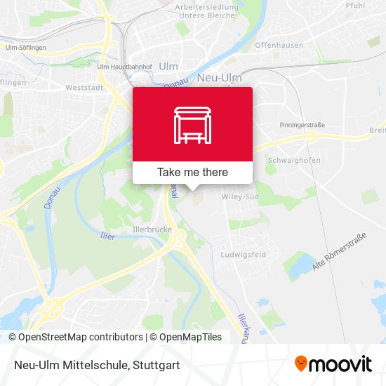 Карта Neu-Ulm Mittelschule